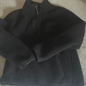 Cozy Black Fleece Jacket